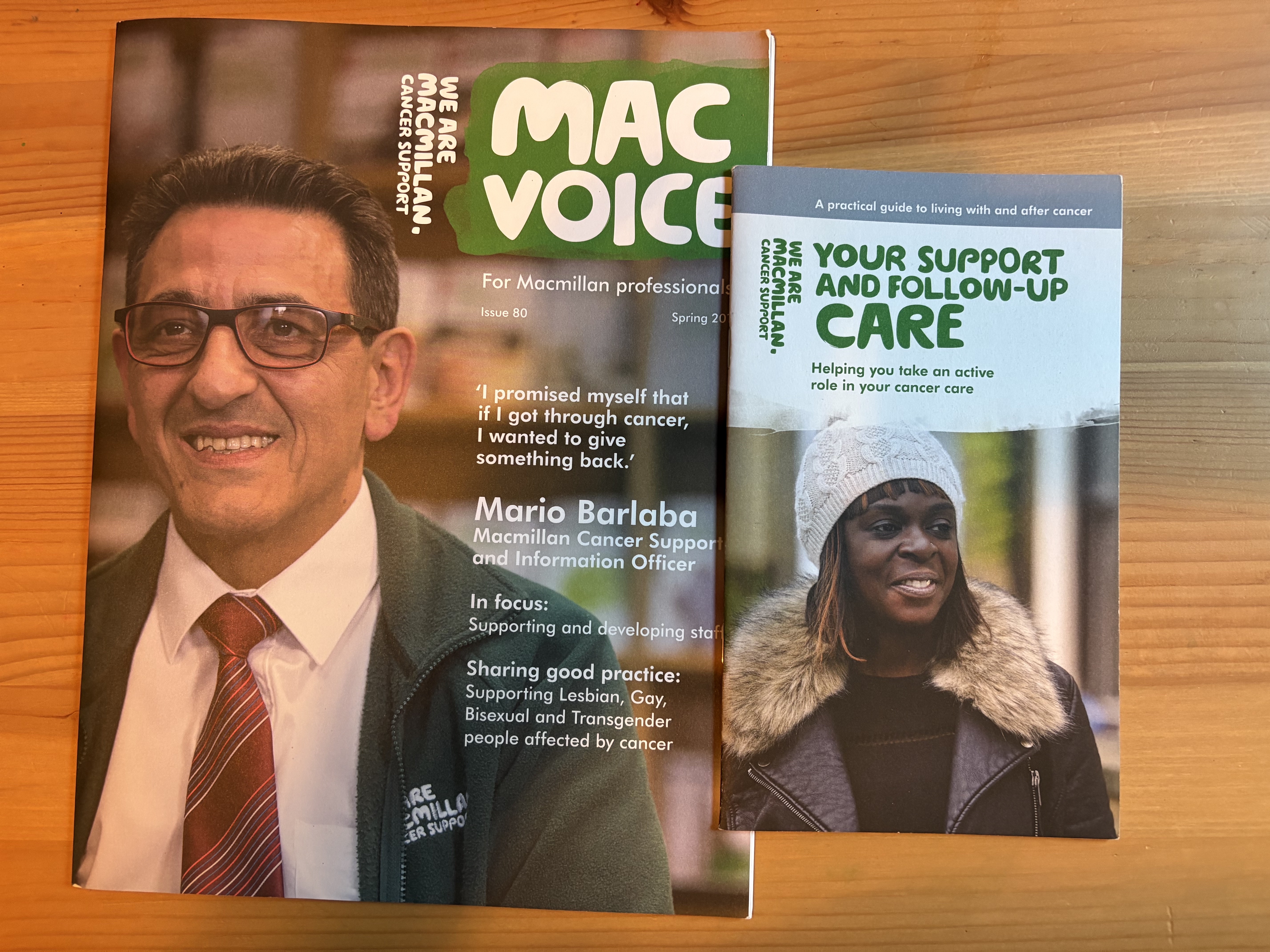 Macmillan Cancer Support publications